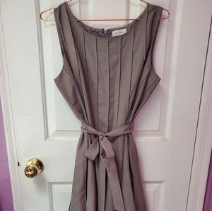 Calvin Klein grey work dress